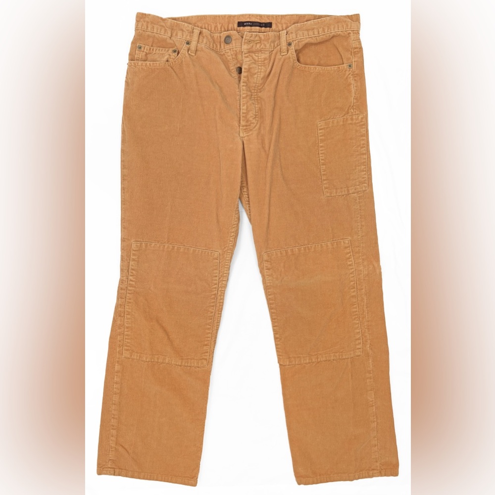 Marc Jacobs VTG Corduroy 5-Pocket Knee Patch Straight Cut Pant Men's Large 36X31